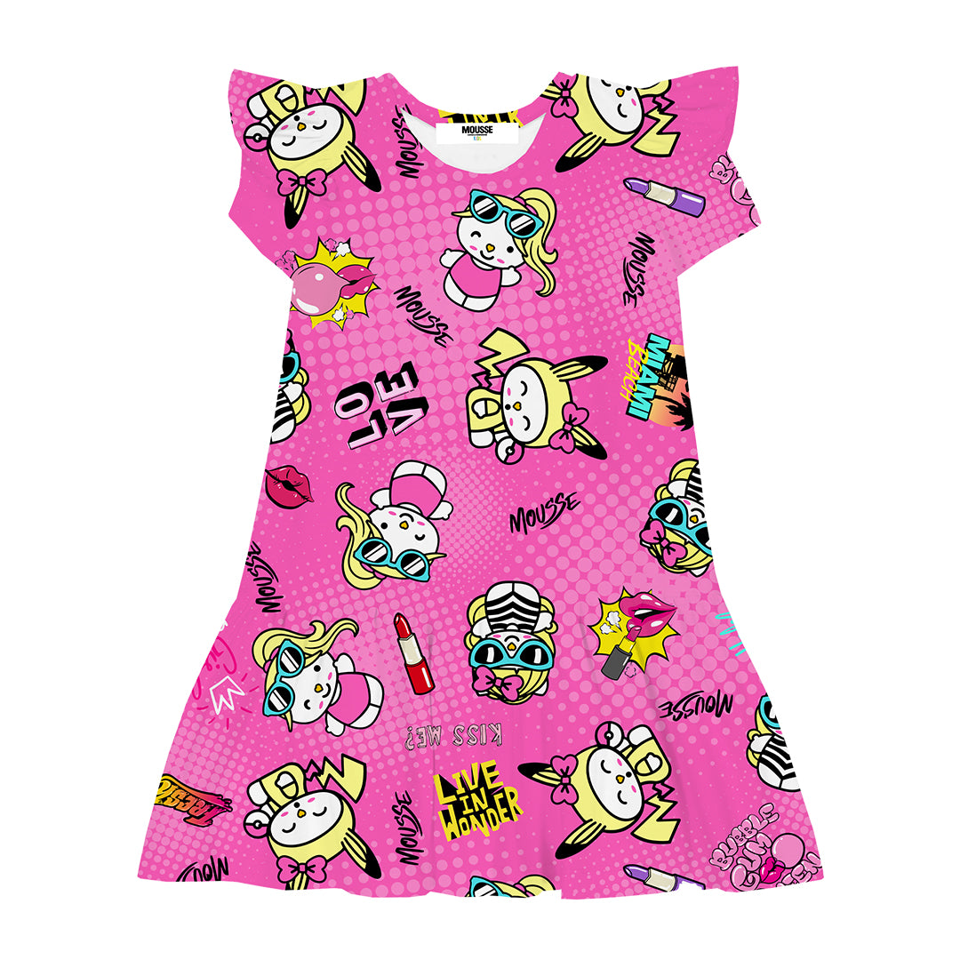 dress jersey rouches catbeach