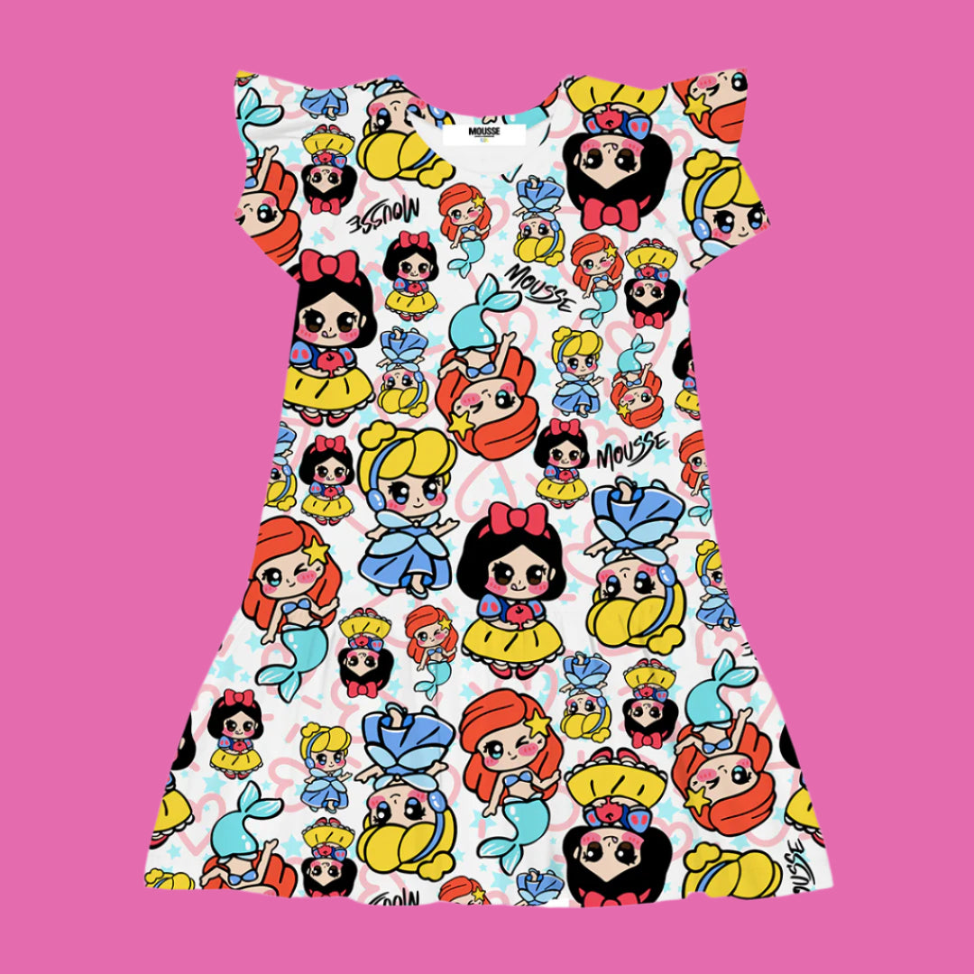dress jersey rouches loveprincess