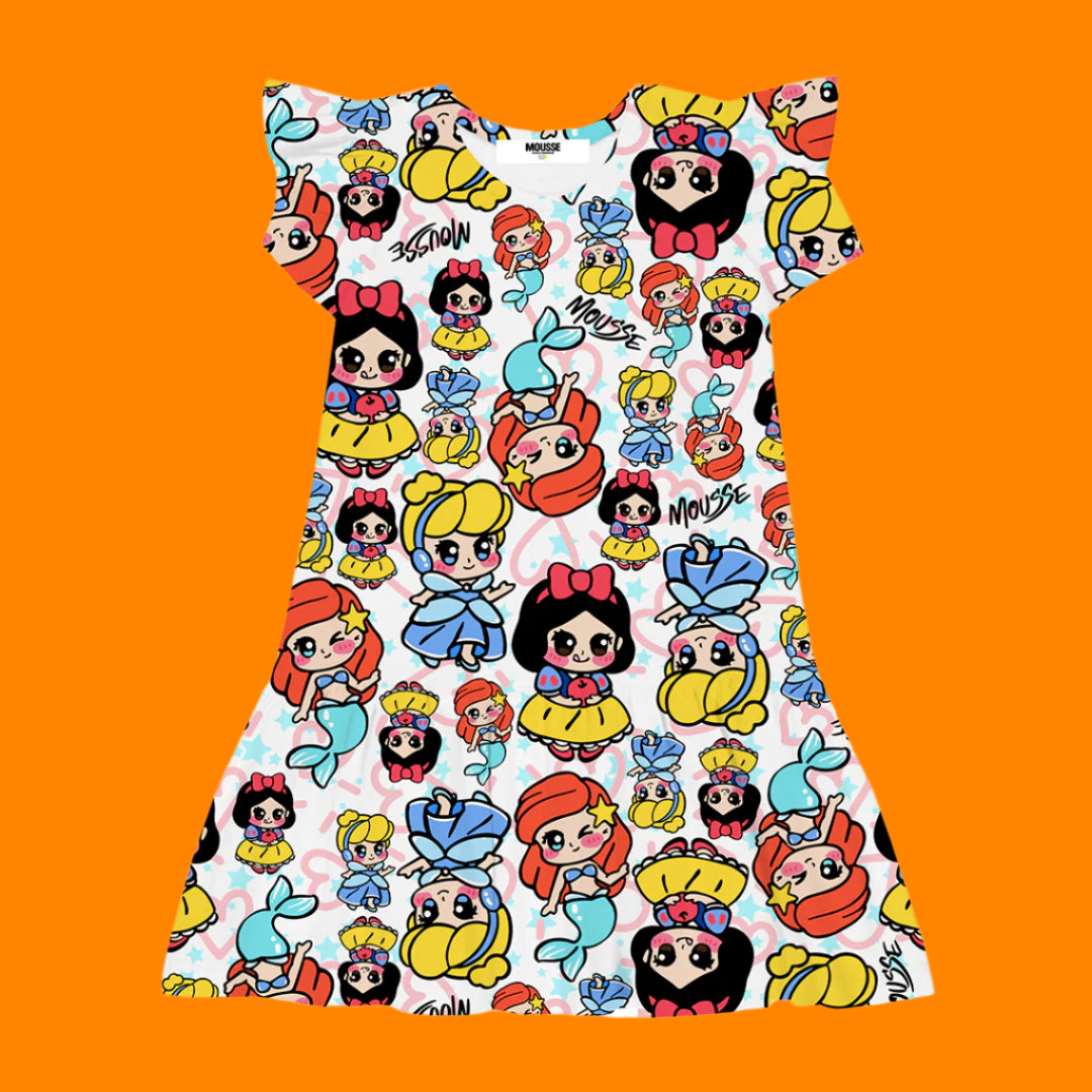 dress jersey rouches loveprincess