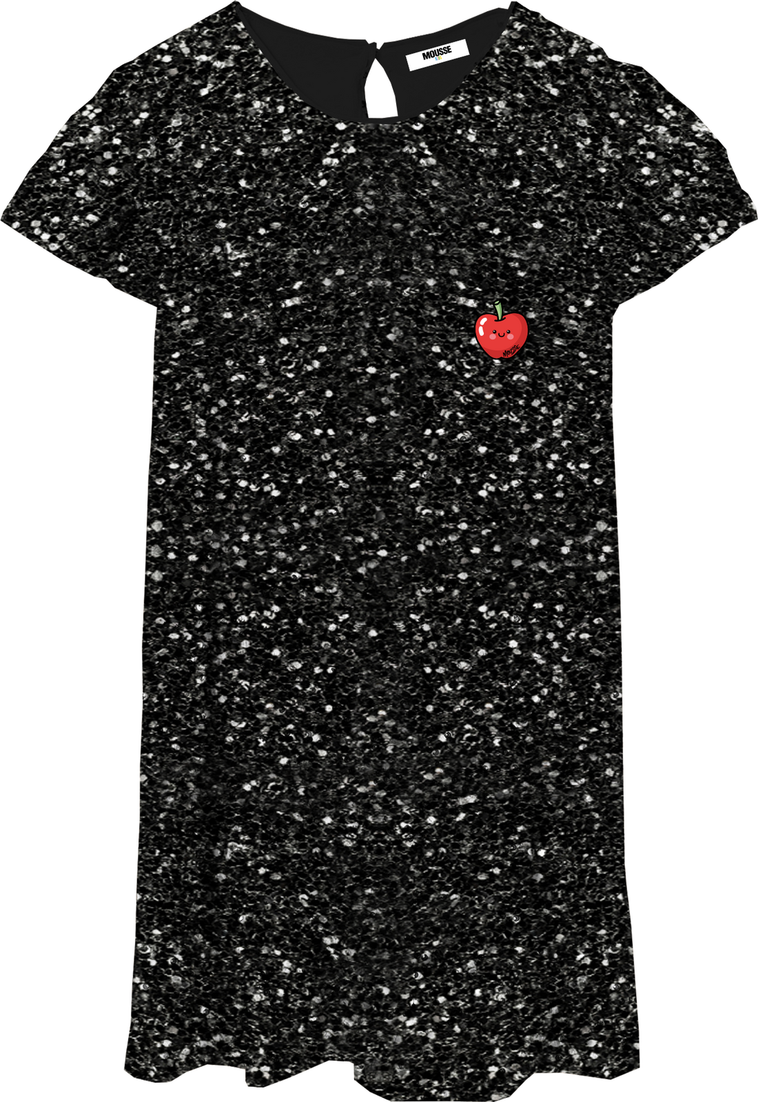 dress paillettes black leo breakfast