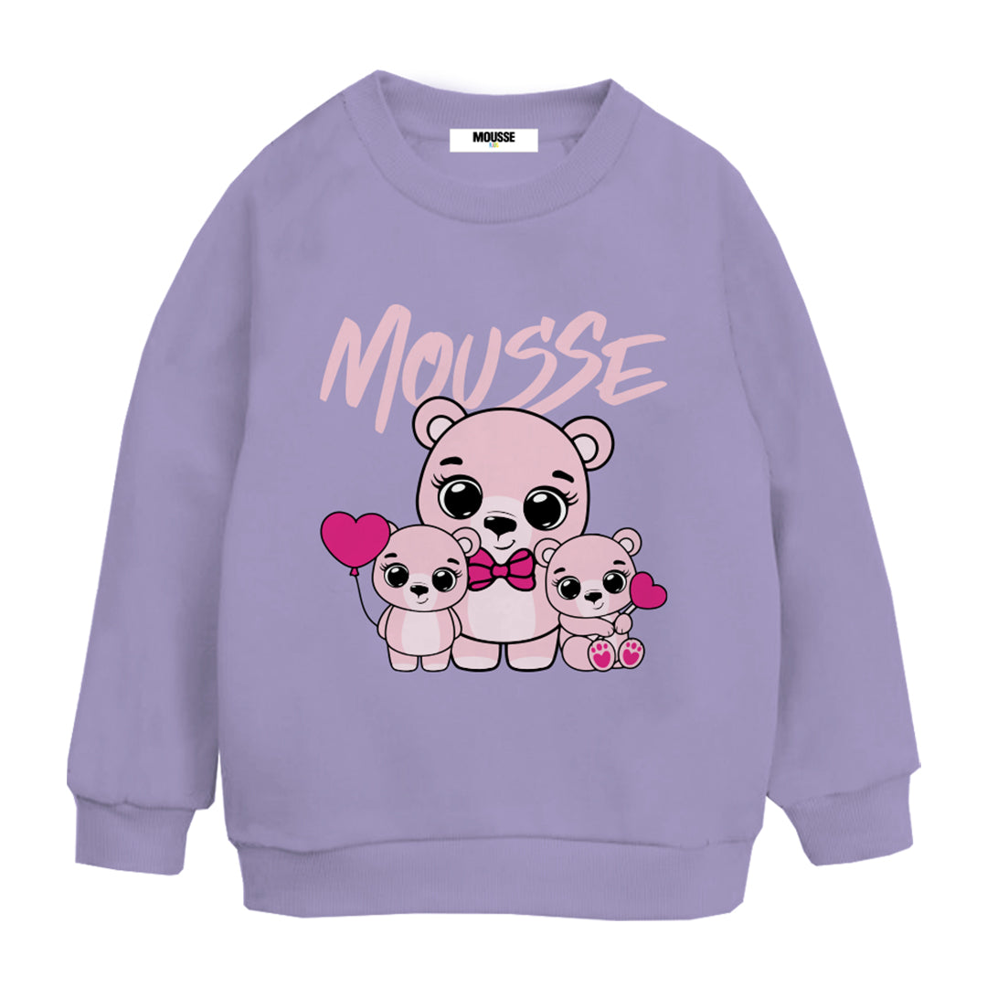felpa girocollo basic lille bearinlove