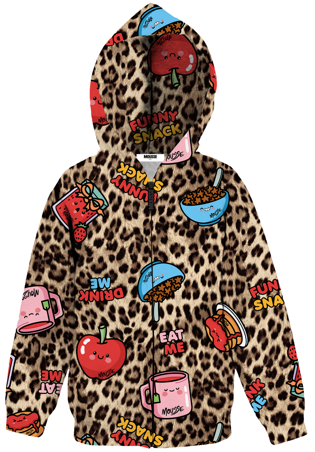 hoodie zip leo breakfast