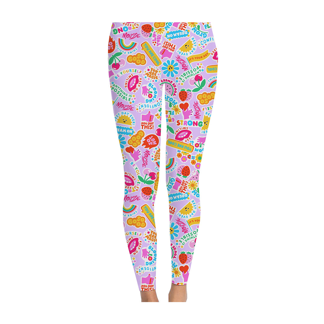 leggings stickers cloud