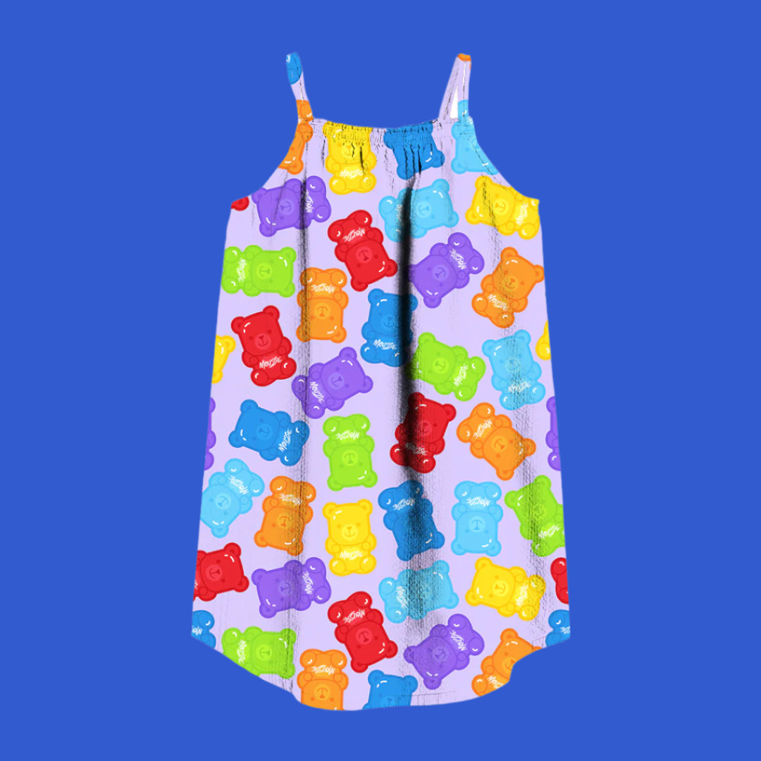 muslin dress gummy bear