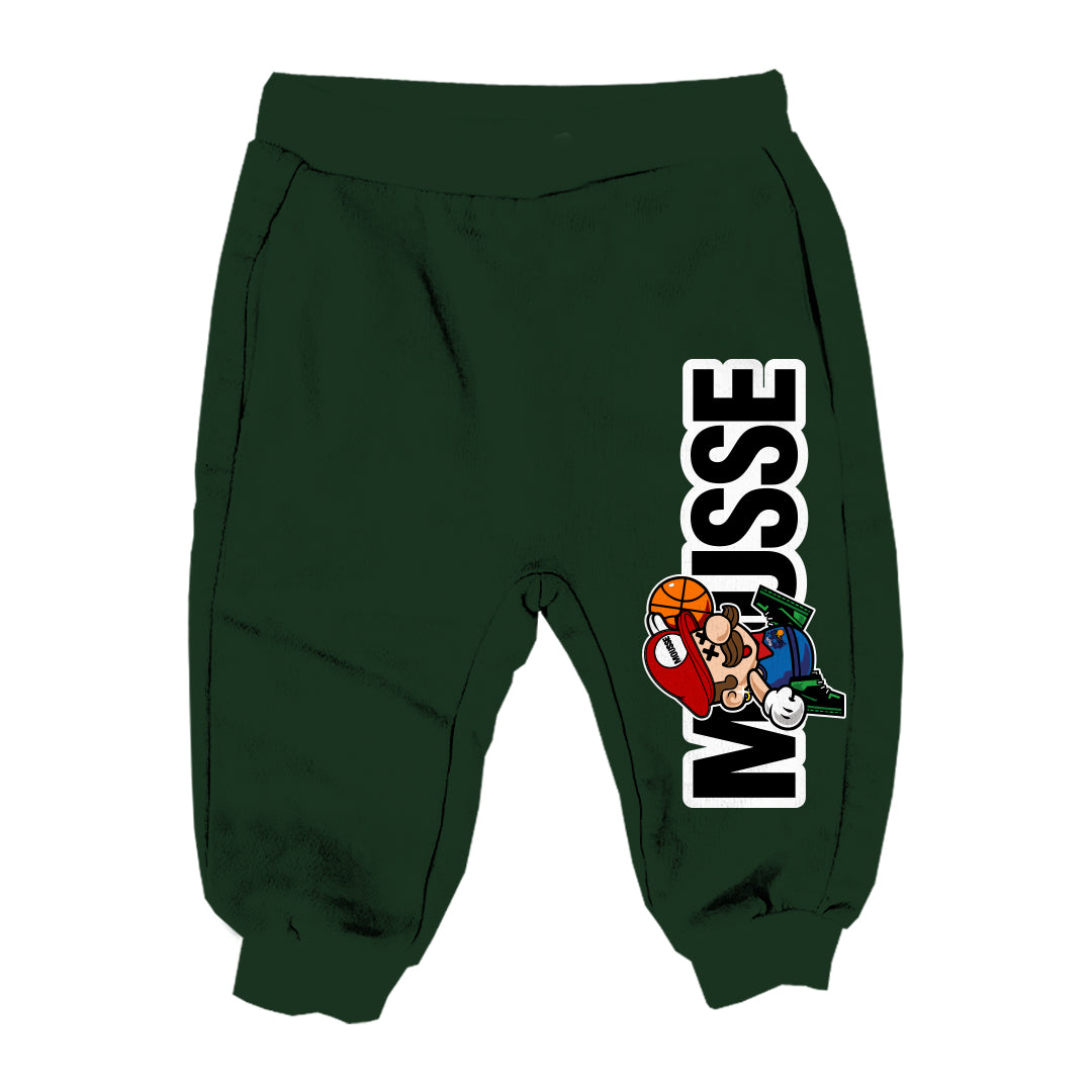 pantalone neonato airmario logo green wood