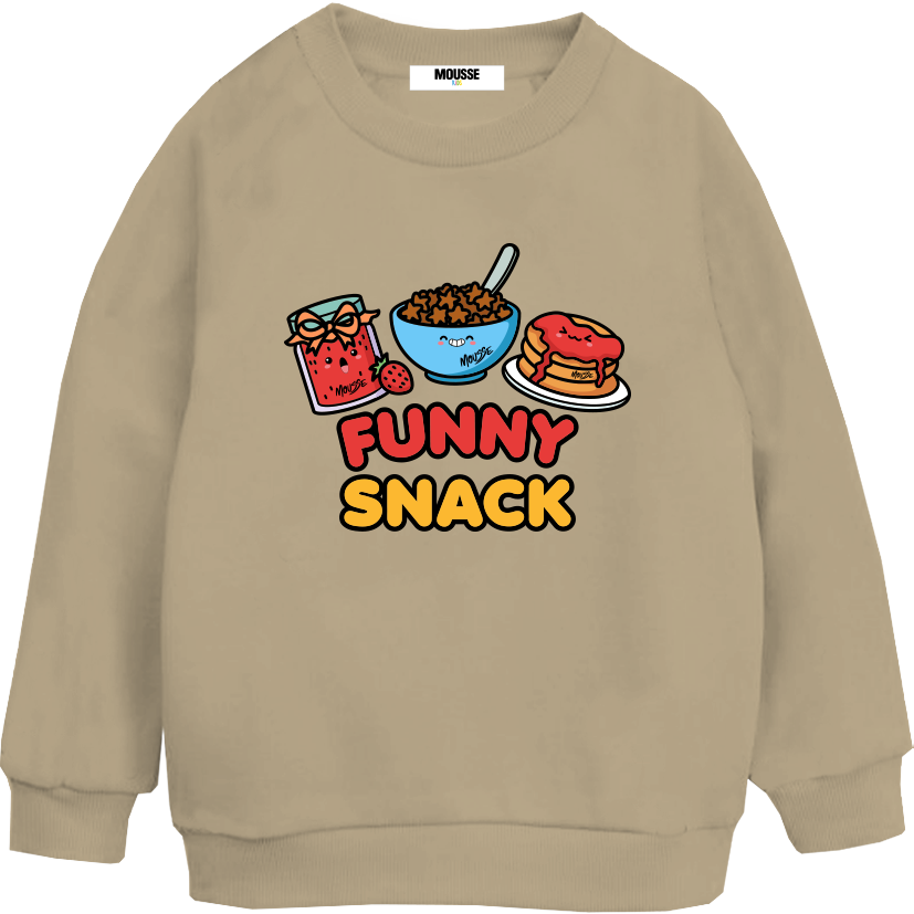 sweatshirt ivory leo breakfast