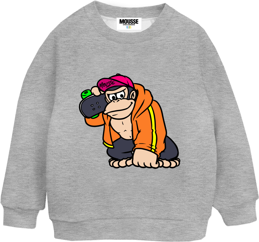 sweatshirt print boy skatetoschool melange