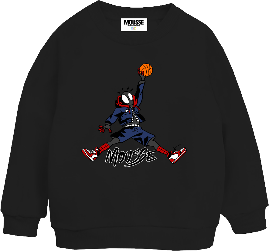 sweatshirt print boy spinair black