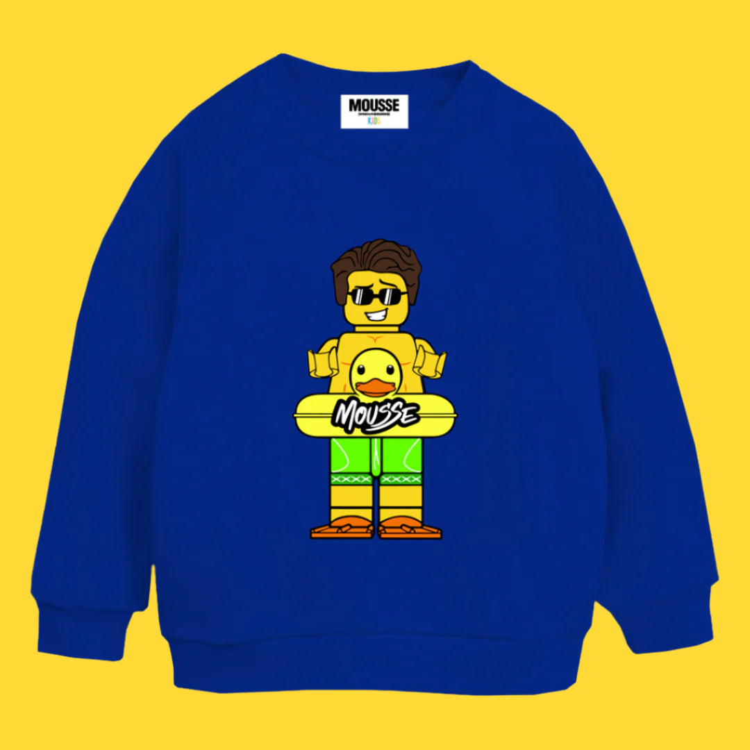 sweatshirt print dinobeach royal