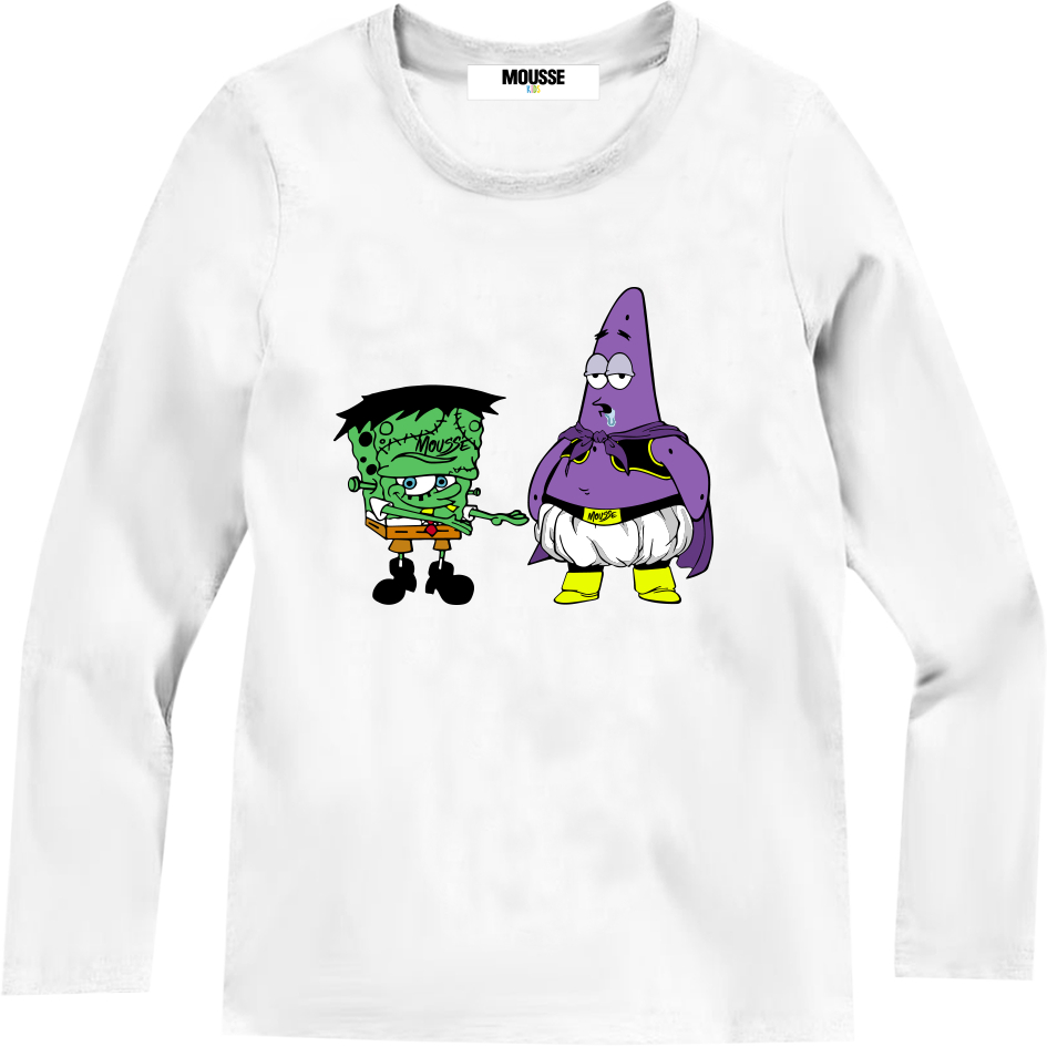 t-shirt ml pokemonster duo white