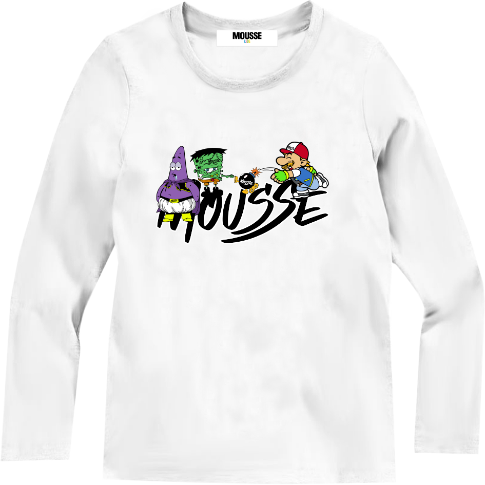 t-shirt ml pokemonster white