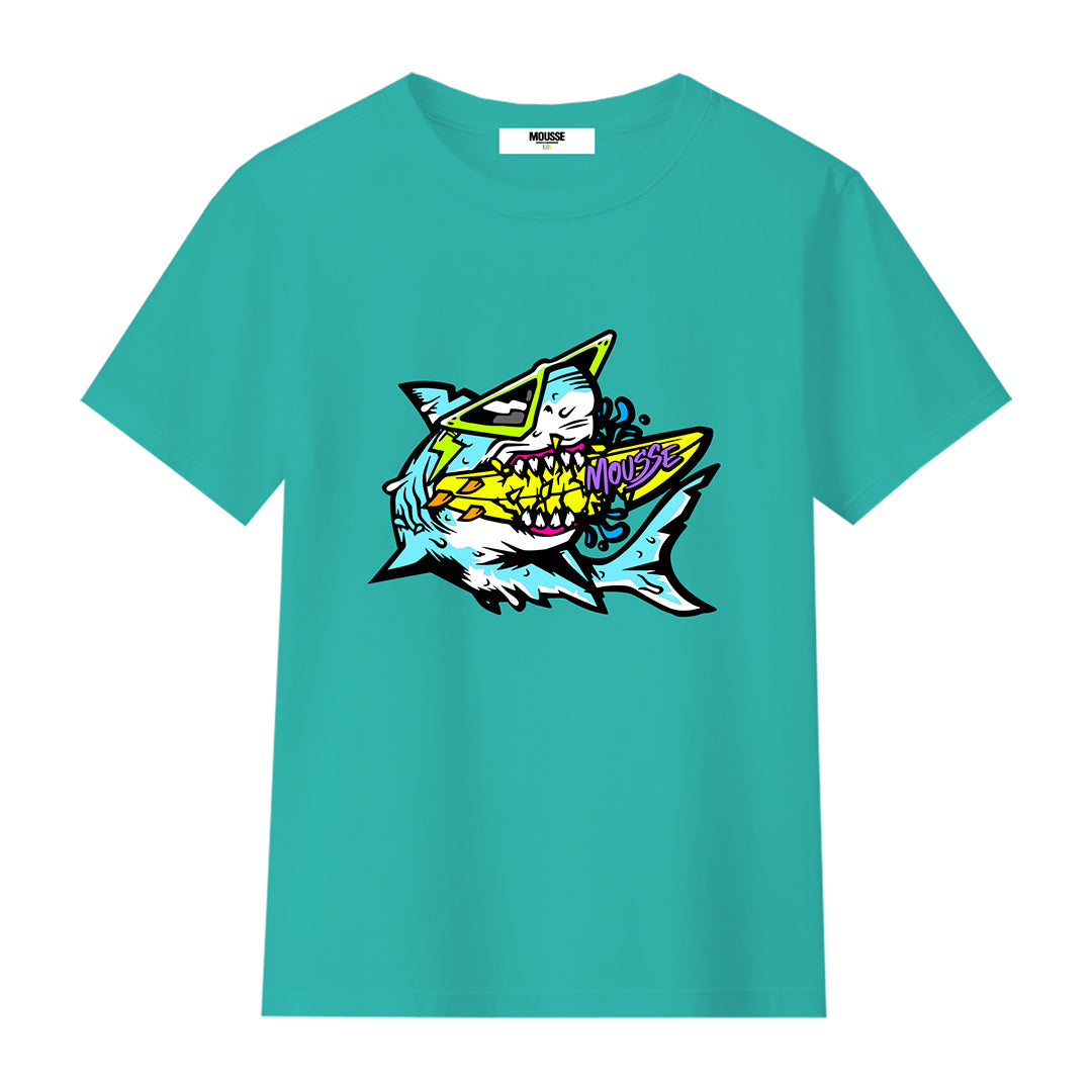 tshirt boy lifeshark emerald
