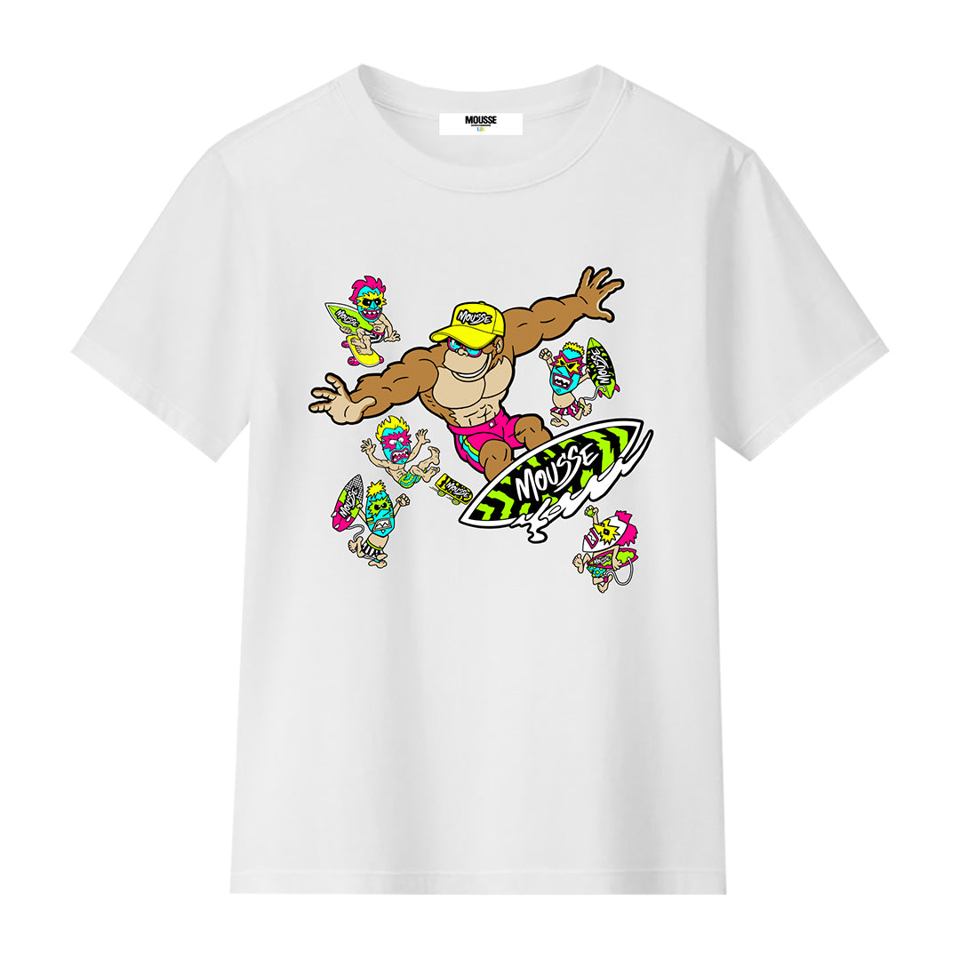 tshirt boy mahorimonster white