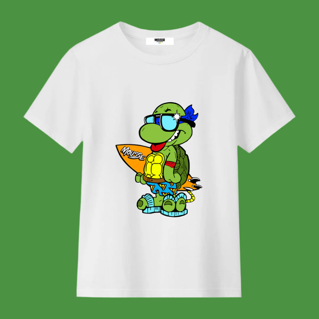 tshirt boy ninjabeach white