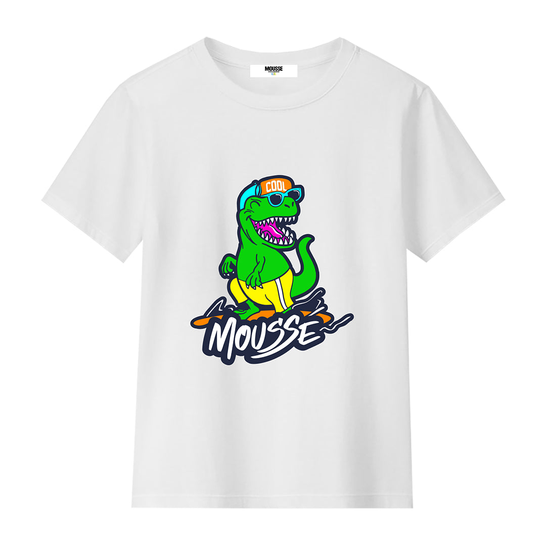 tshirt dinosurf white
