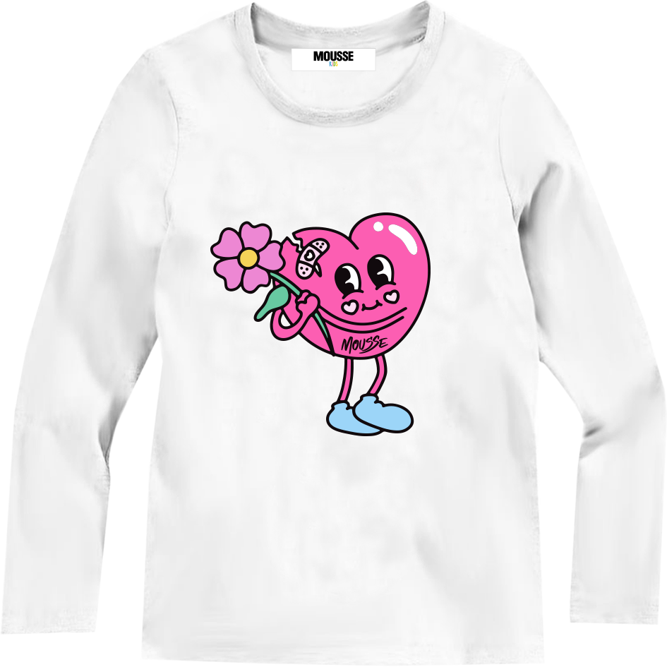 tshirt ml happy cloud white