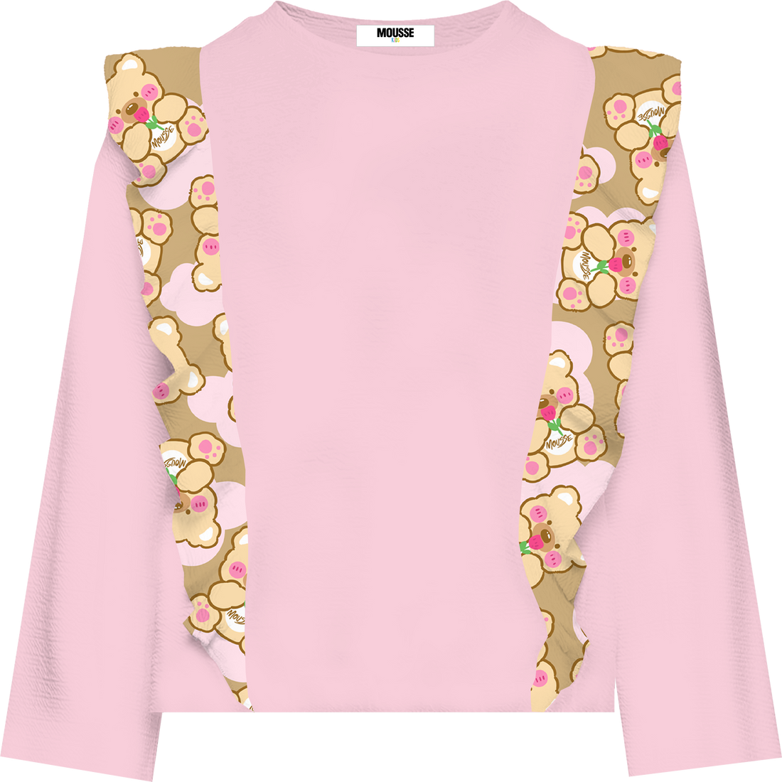 tshirt ml rouches tulle peluche