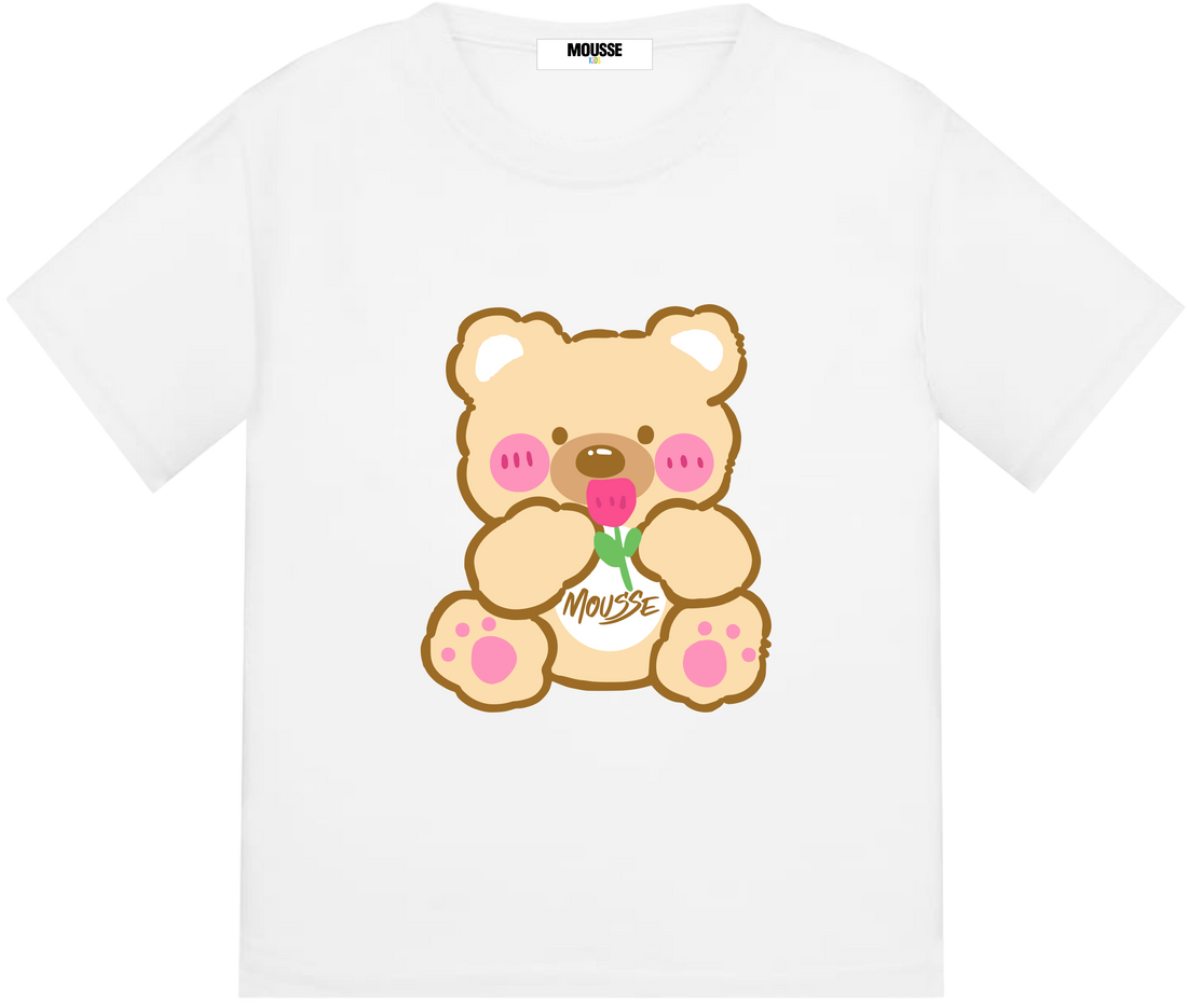 tshirt peluche white