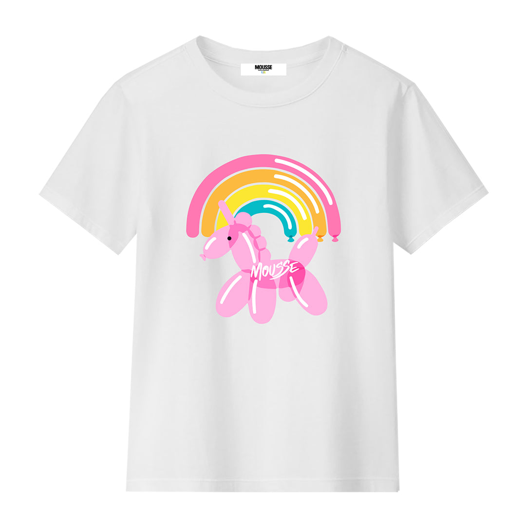 tshirt white ballunicorn