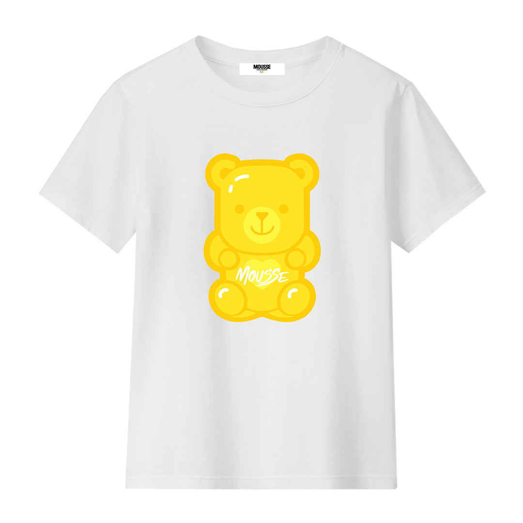 tshirt white bear gummy
