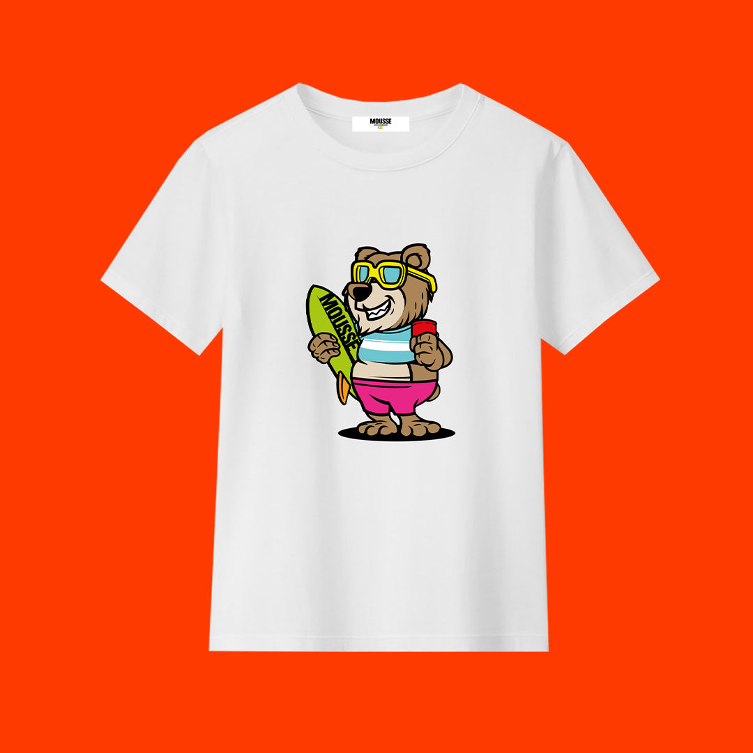 T-SHIRT WHITE BEARBEACH