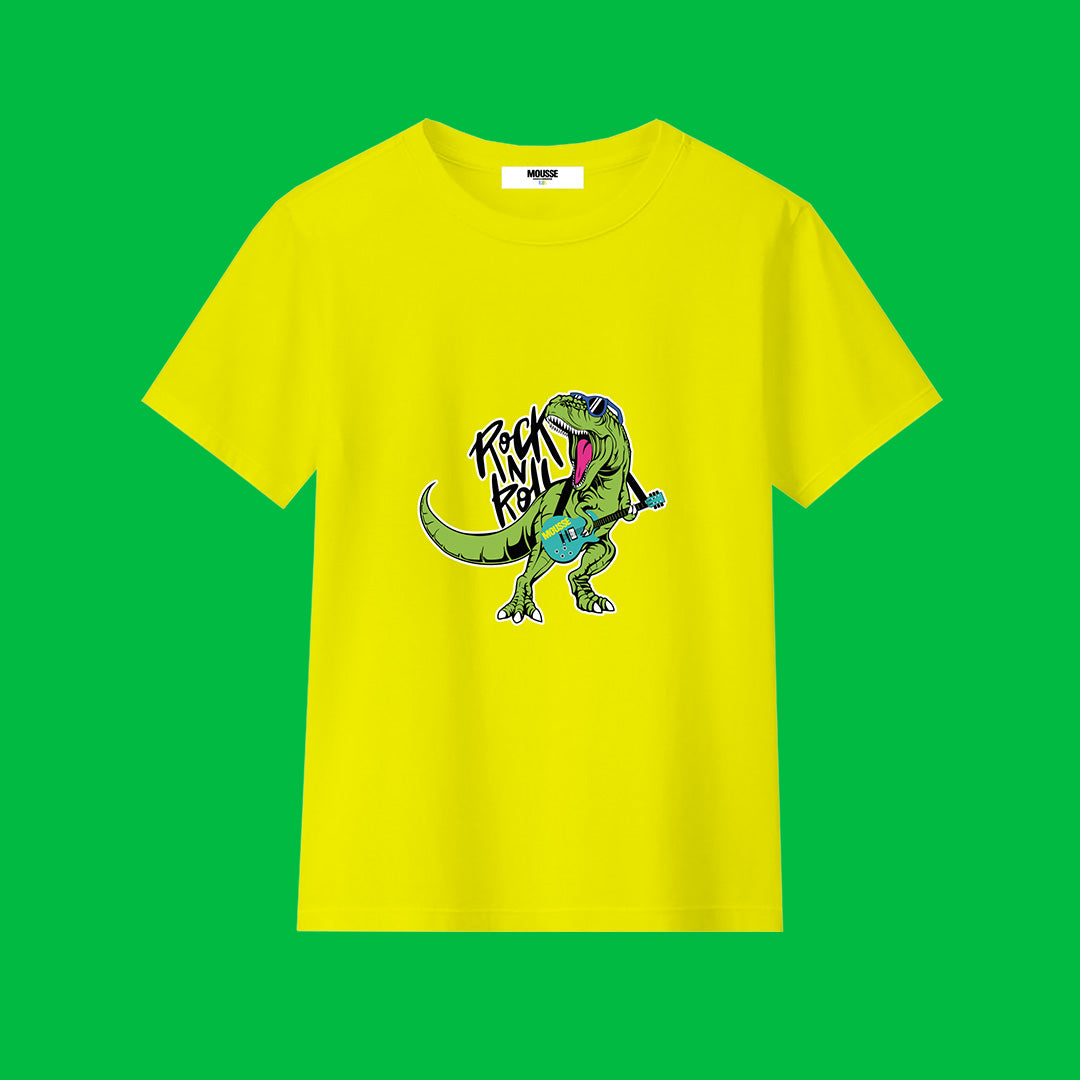 T-SHIRT YELLOW T-ROCK