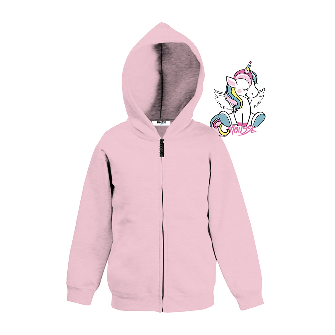 zip capp basic girl pink unicorn sweet