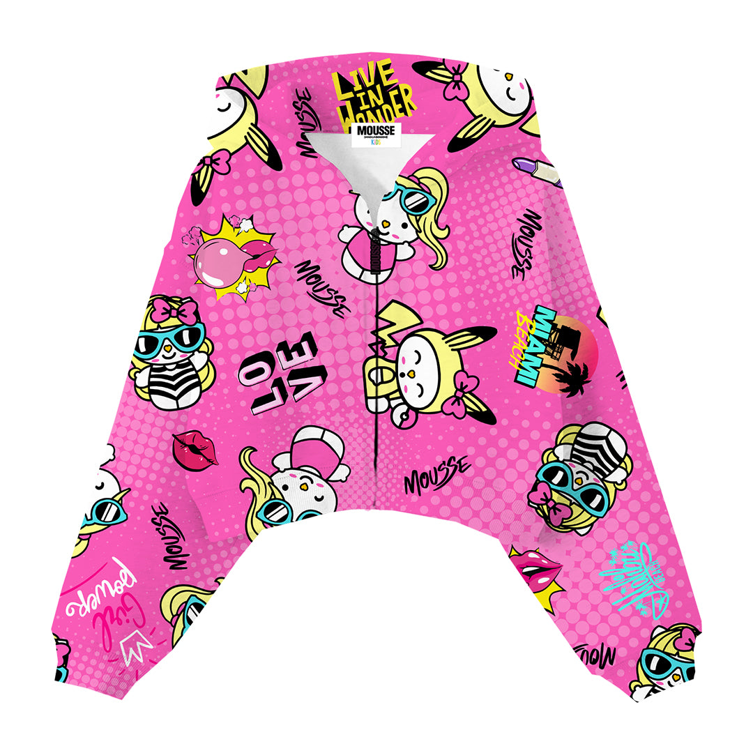 zip crop girl catbeach