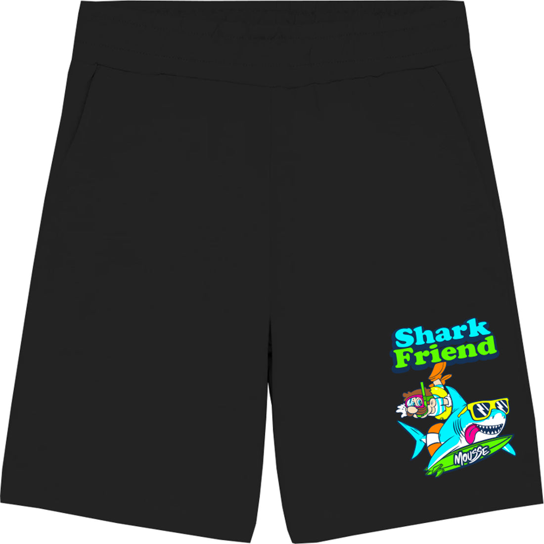 BERMUDA FELPA TINTA UNITA SWIMSHARK