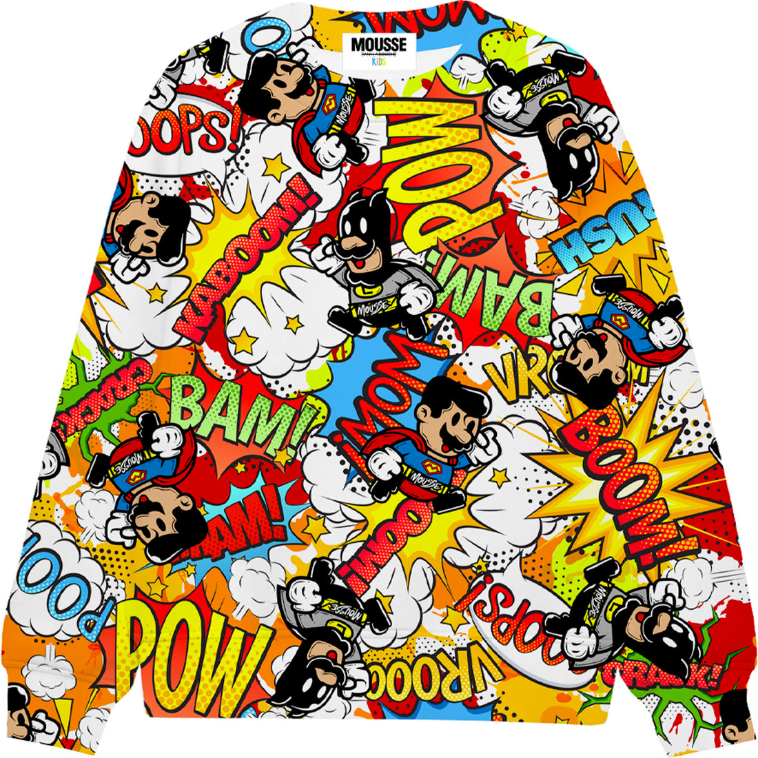 FELPA GIROCOLLO FANTASIA SUPERBROS