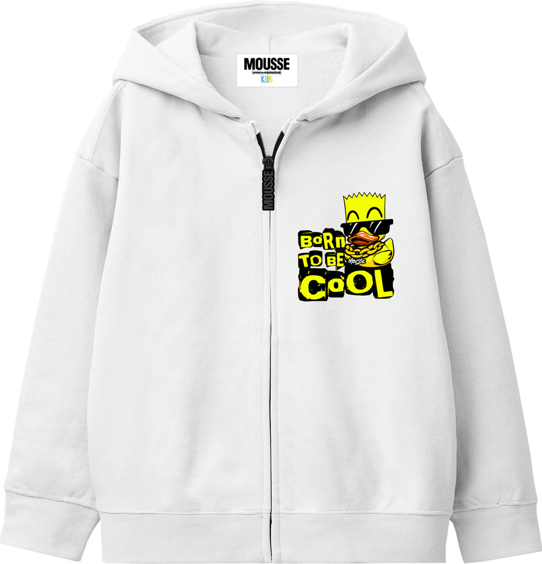 FELPA ZIP TINTA UNITA BOSSDUCK