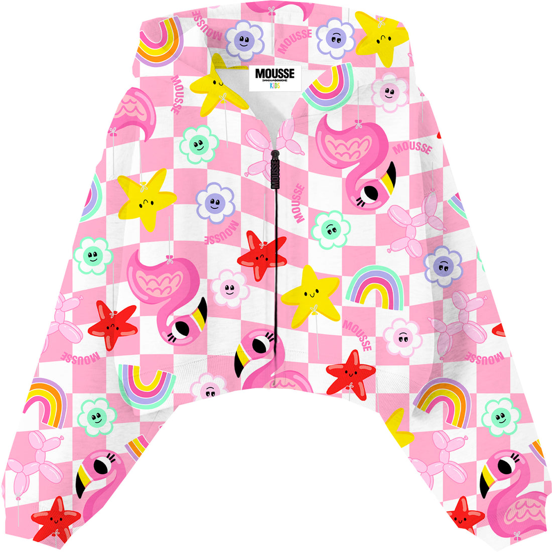 FELPA HOODIE ZIP CROP FANTASIA  POOLPARTY