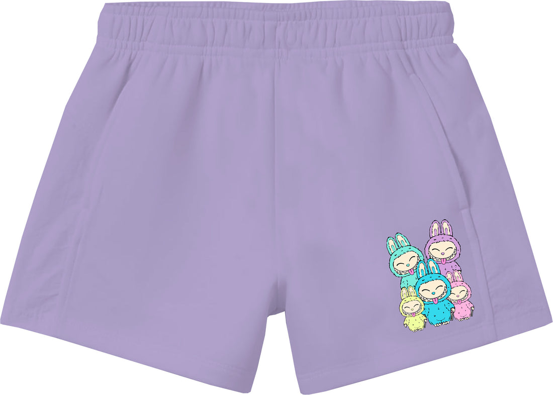 SHORT FELPA FEMMINA TINTA UNITA BABEFUR