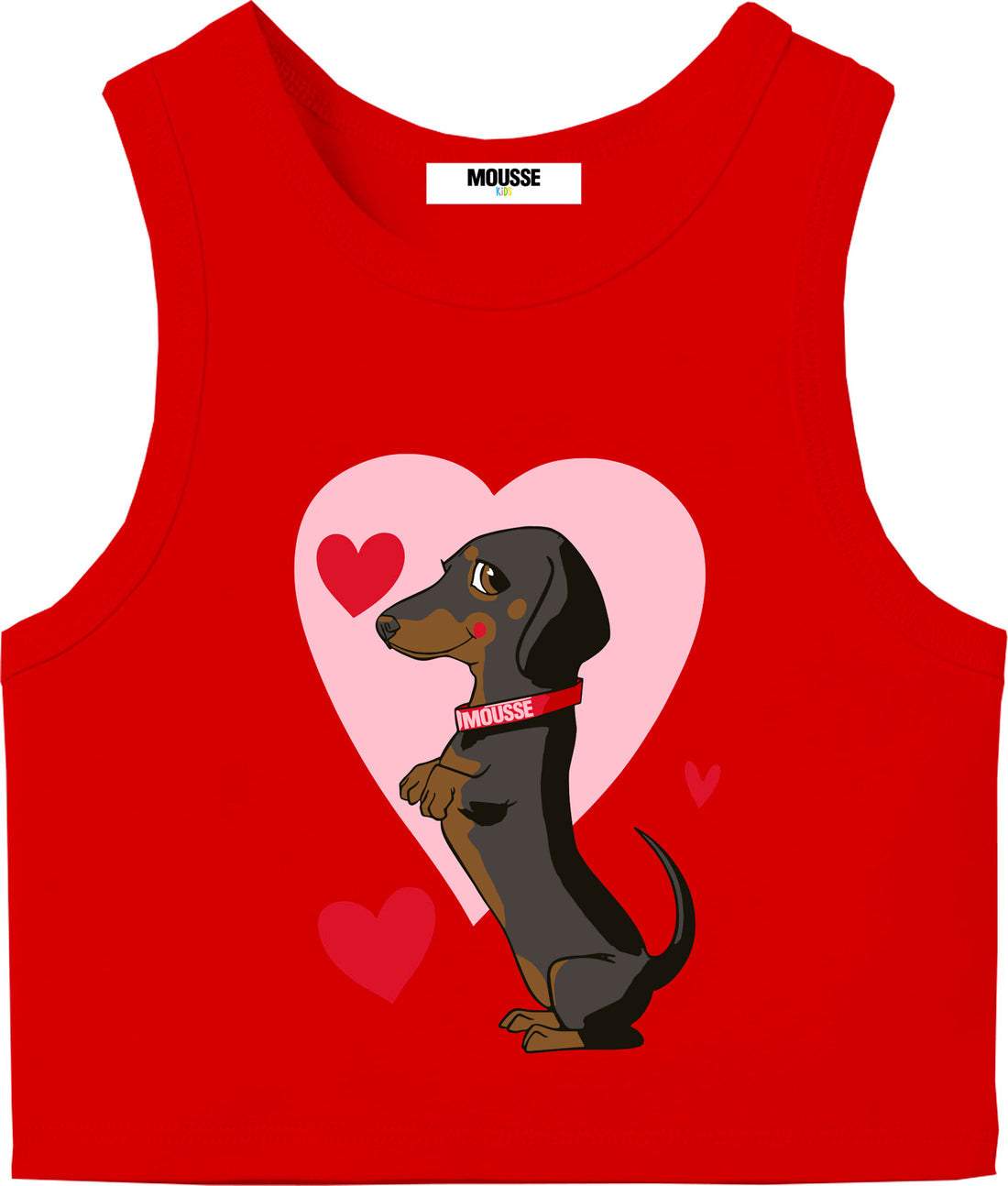 CANOTTA GIRL TINTA UNITA BASSET