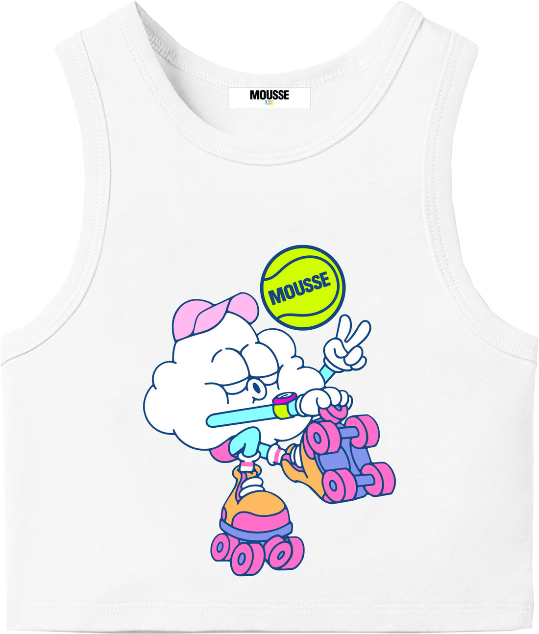 CANOTTA GIRL TINTA UNITA SPORTYCLOUD