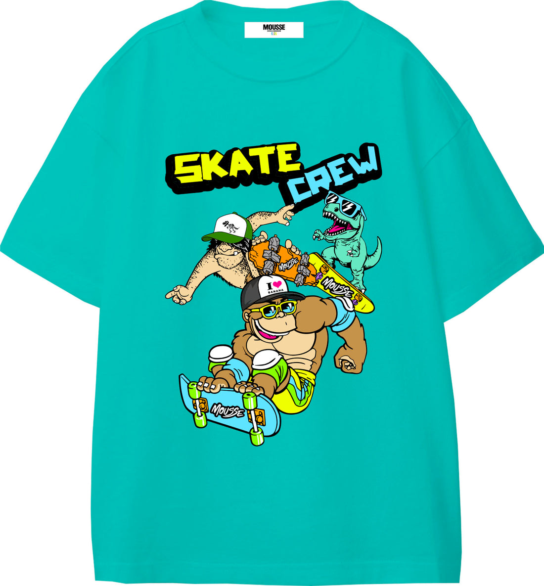 T SHIRT M/C TINTA UNITA JURASSYCREW