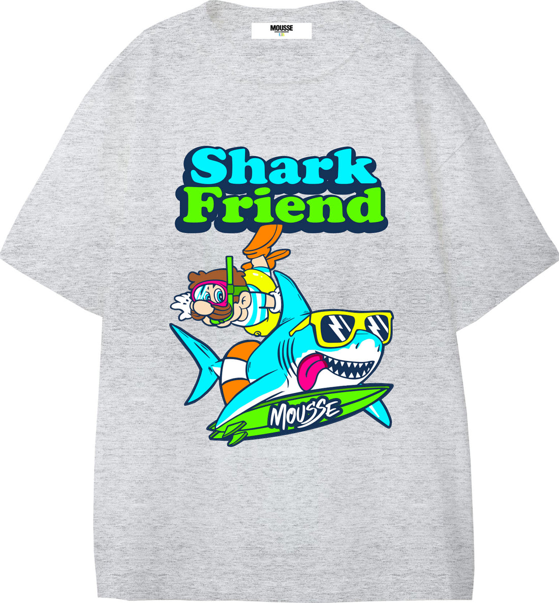 T SHIRT M/C TINTA UNITA SWIMSHARK