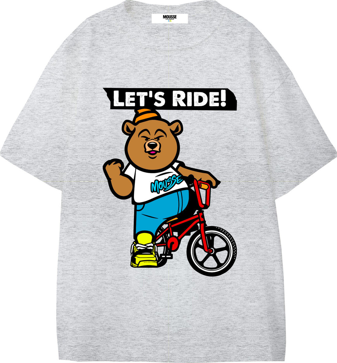 T SHIRT M/C TINTA UNITA BEARBIKE