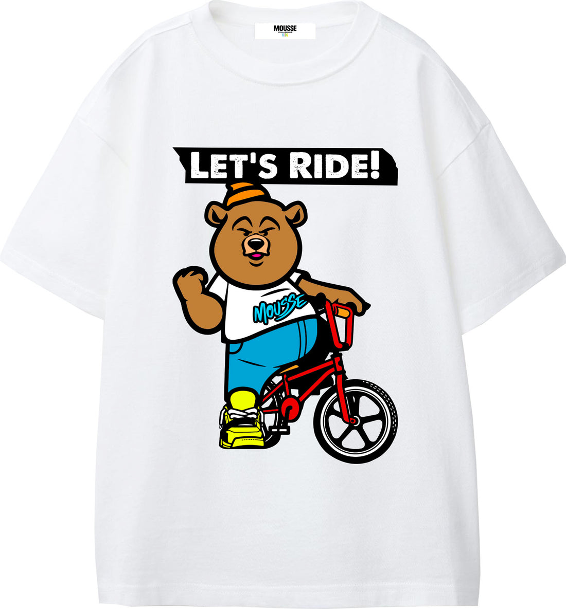 T SHIRT M/C TINTA UNITA BEARBIKE
