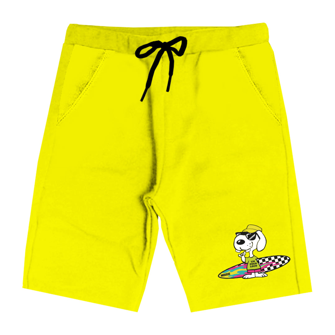 bermuda felpa boy snoopsurf yellow