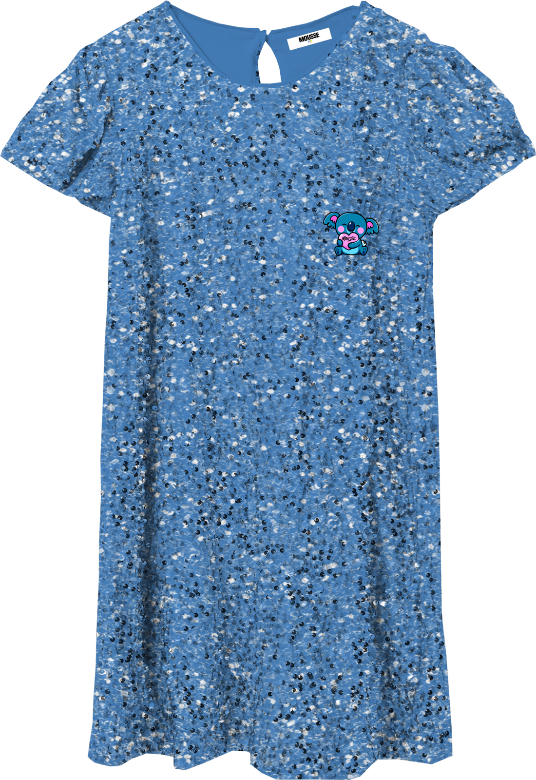 dress paillettes azure kokkoala