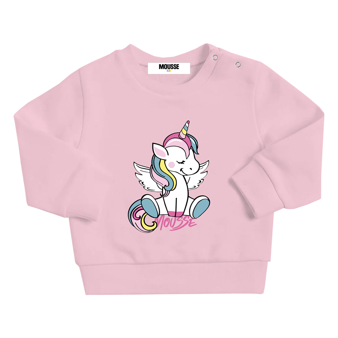 girocollo neonata unicorn sweet pink