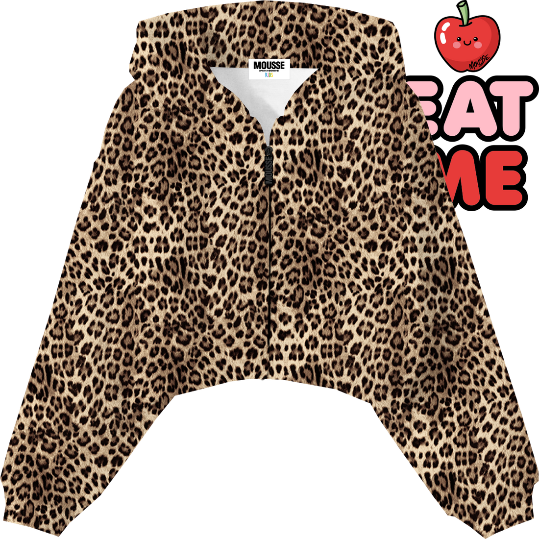 hoodie zip crop leo breakfast leo