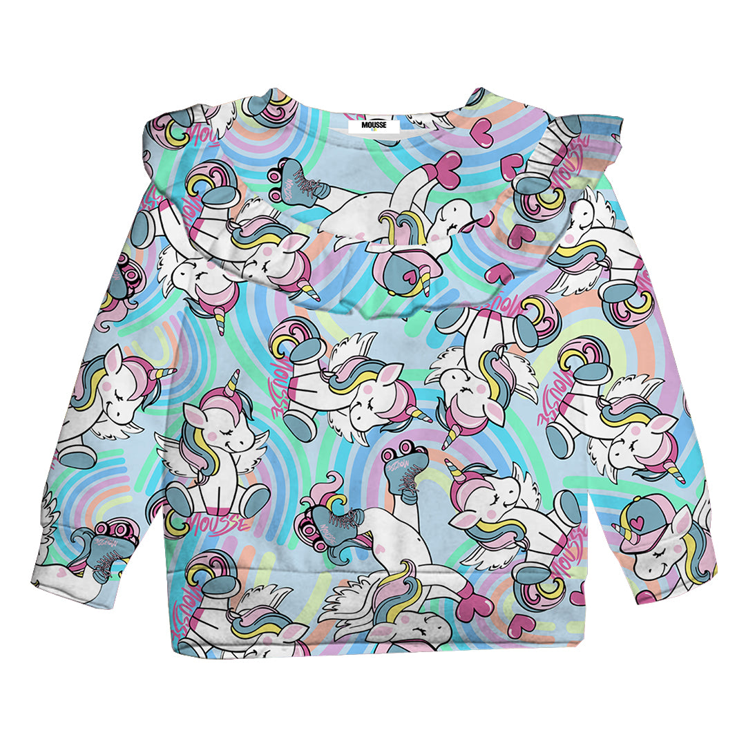 maglia felpa frappa unicorn sweet