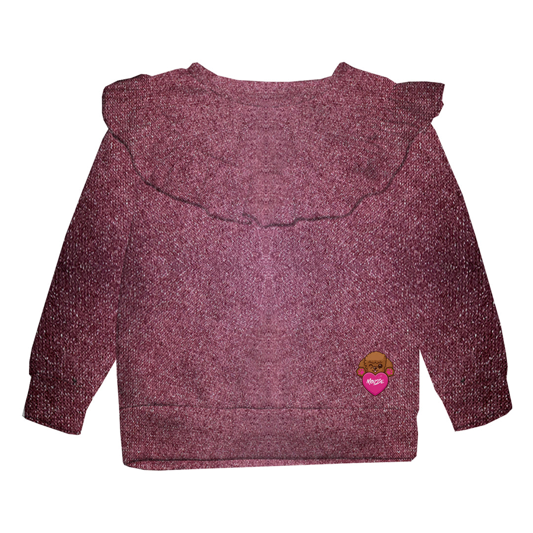 maglia frappa lurex arthur pink