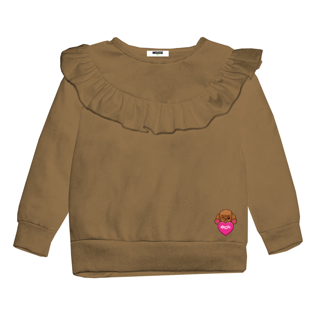 maglia girocollo frappa ciniglia arthur camel