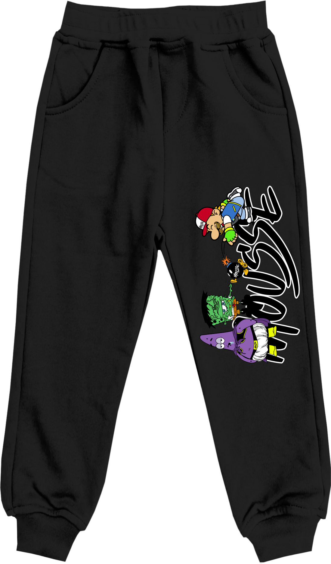 pant jogger pokemonster black