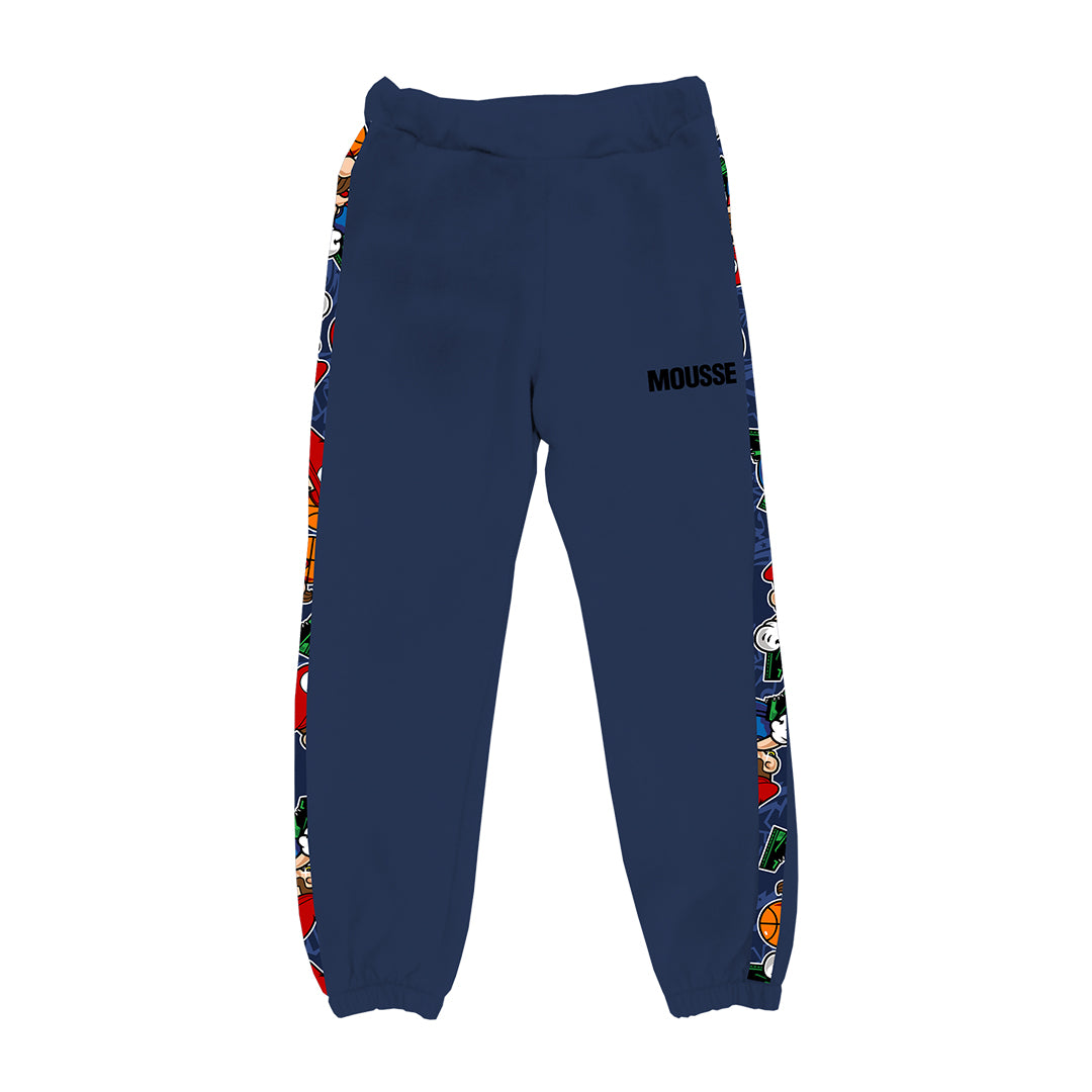 pantalone boy banda air mario blue