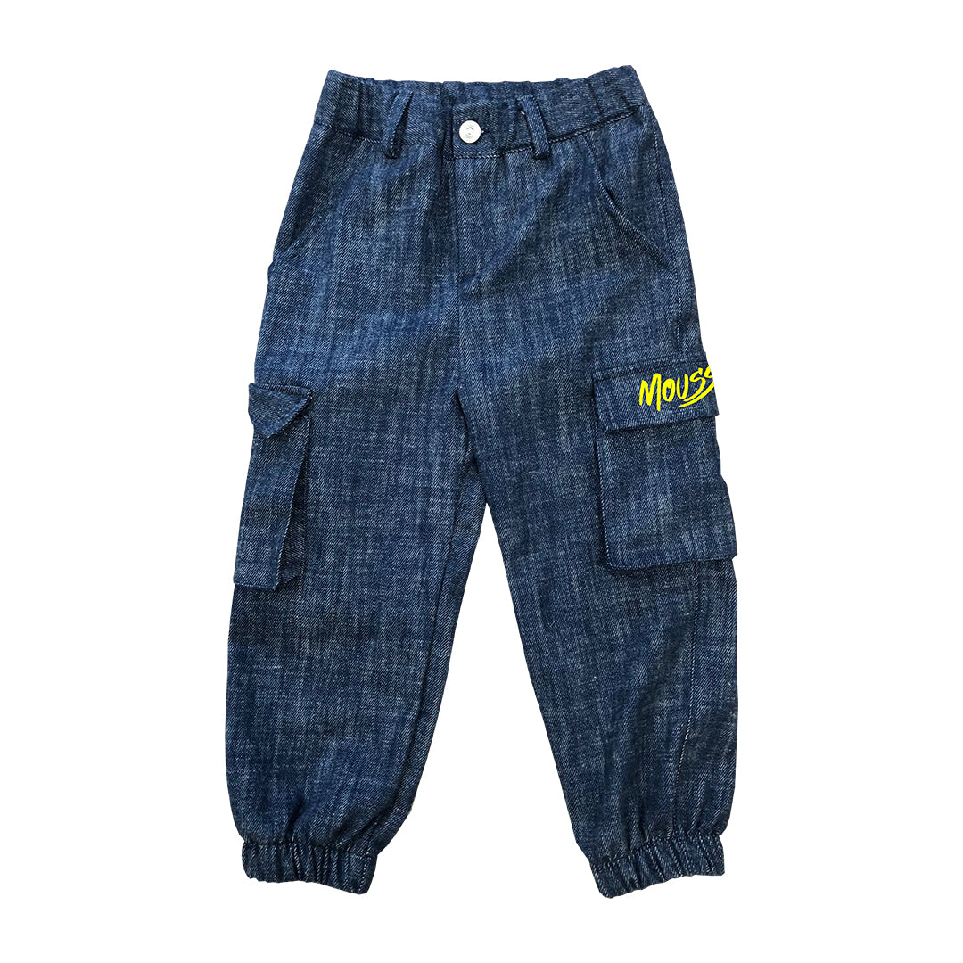 pantalone cargo jeans boy