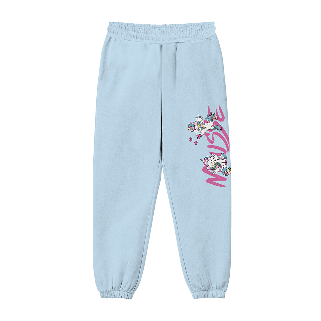 pantalone cozy felpa azure unicorn sweet